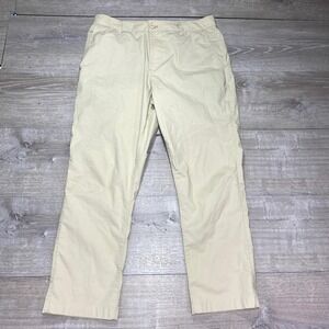 Prana Pants Mens 34x30 Beige Standard Fit Organic Cotton Stretch Hiking Outdoor
